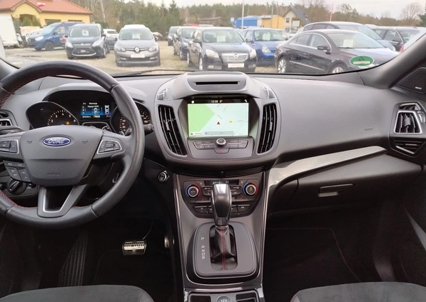 Ford Kuga cena 82999 przebieg: 81000, rok produkcji 2018 z Ostrołęka małe 781